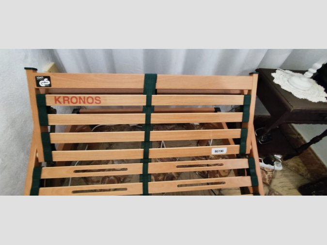 Cama eléctrica madera Kronos láminas haya 90x190 cm