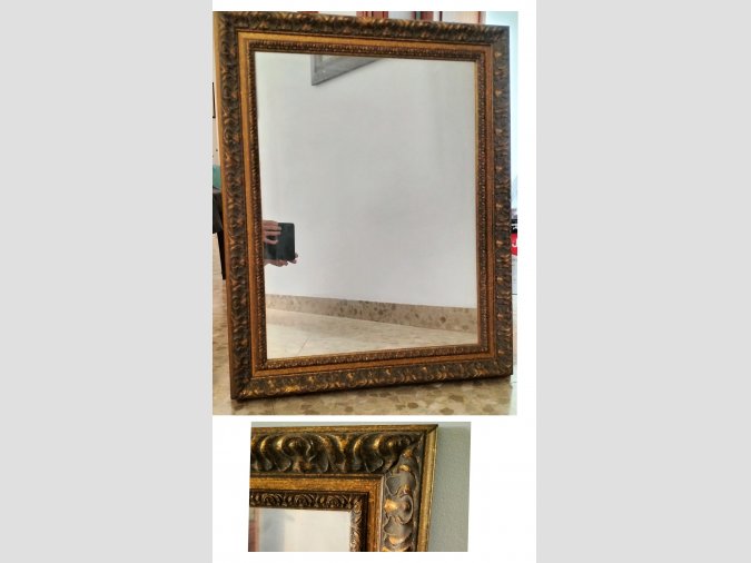 Mirall marc decorat.