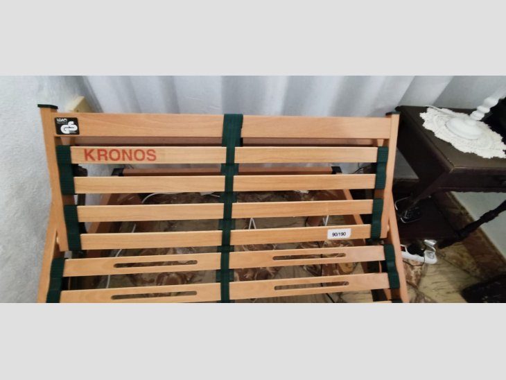Cama eléctrica madera Kronos láminas haya 90x190 cm 1