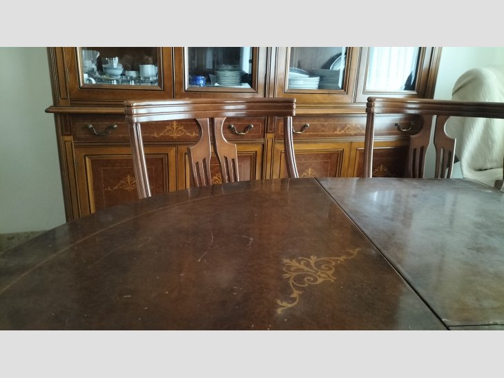 Mesa comedor madera. Extensible. 3