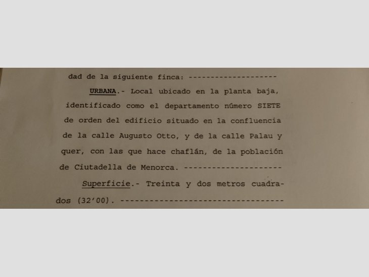Cochera a pie de calle