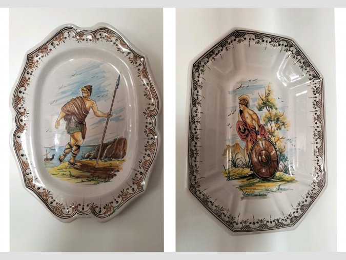 2 plats decoratius